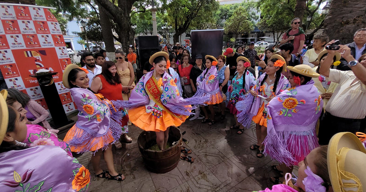 Pisa de la uva, Festival de la Viña y el Vino, Tarija